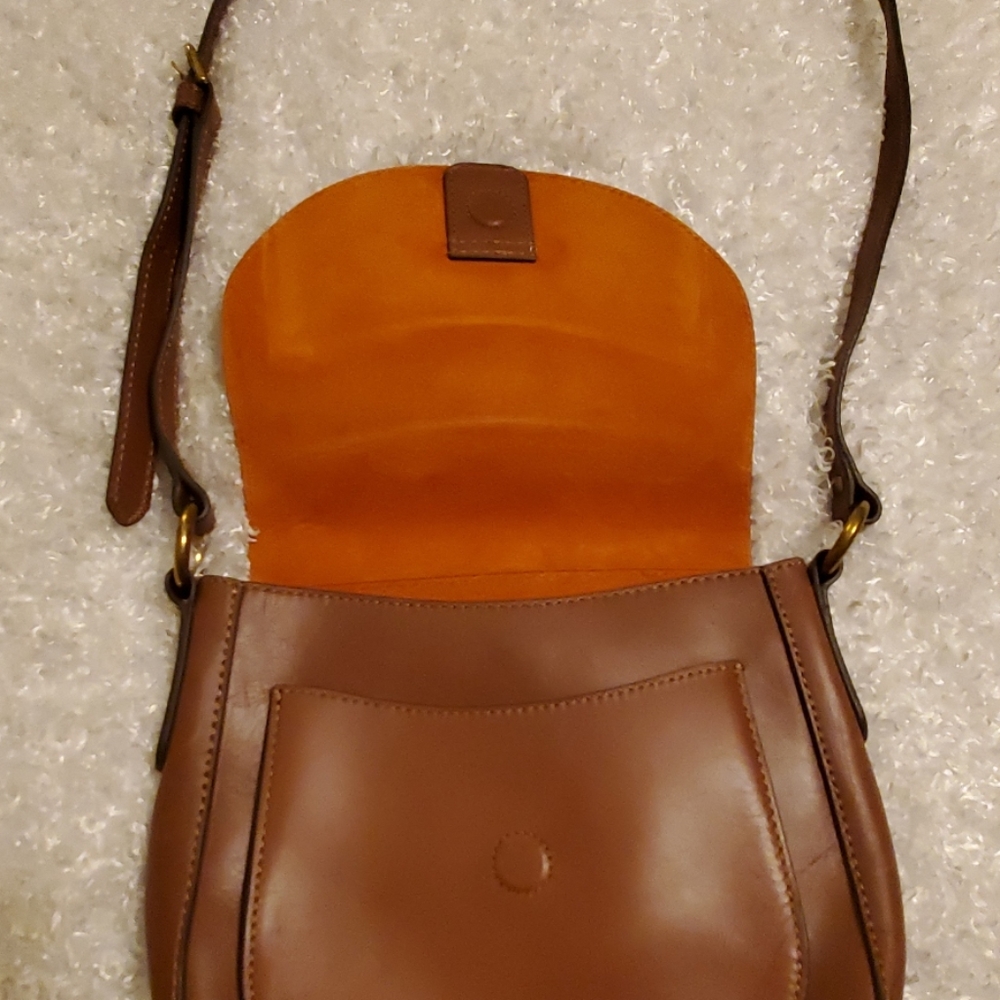 🏵Leather Frye Cognac Crossbody Bag🏵 - Picture 4 of 8